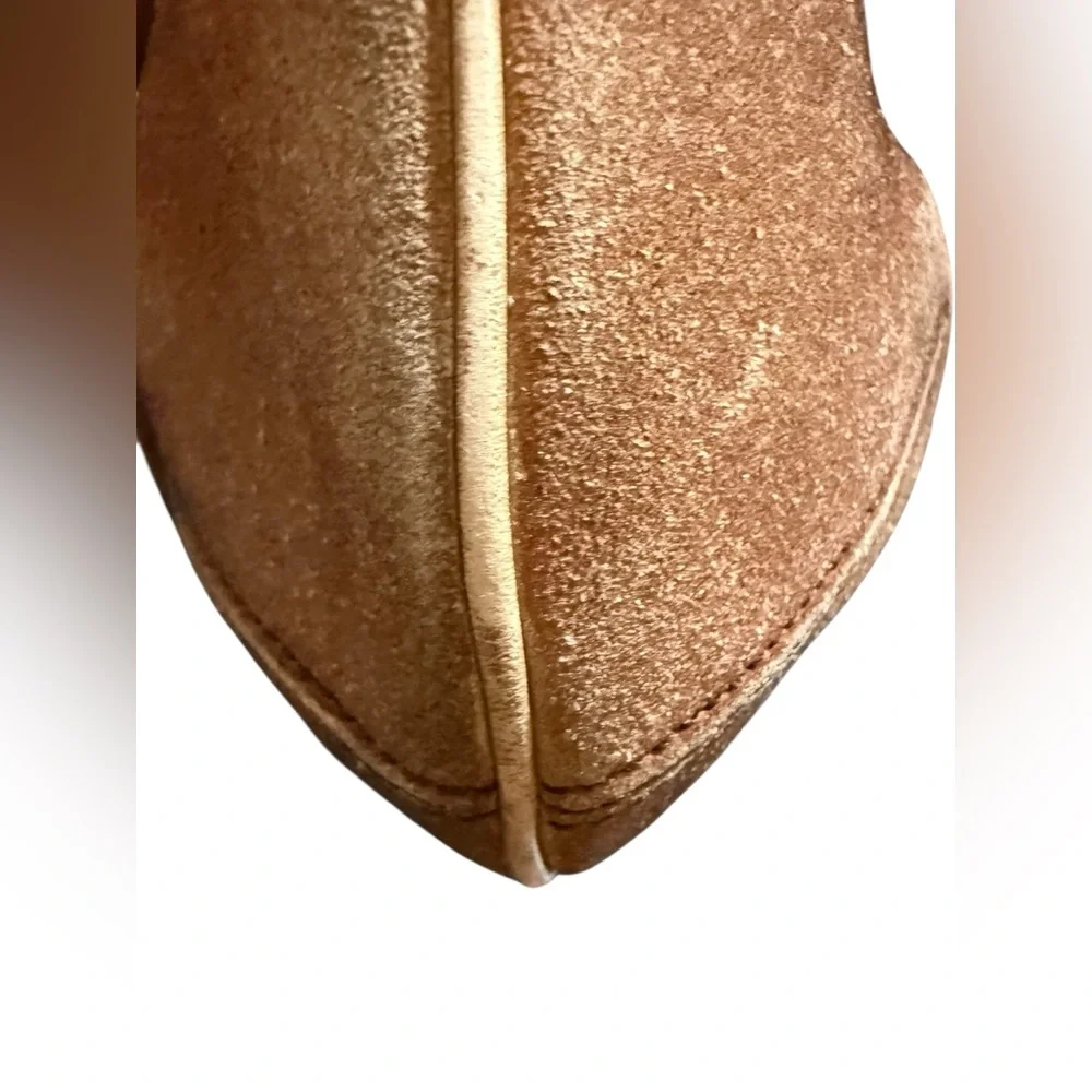 Salvatore Ferragamo Suede Shoulder Bag Hobo Top Handle Made in Italy